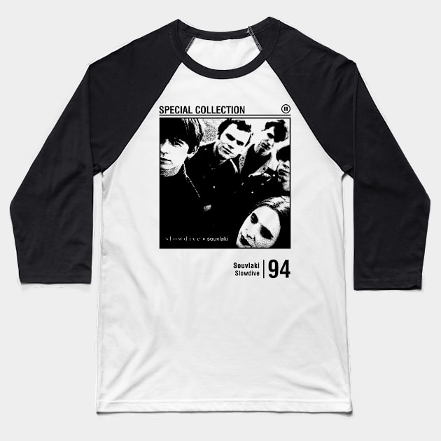 Slowdive - Souvlaki Baseball T-Shirt by Origin.dsg